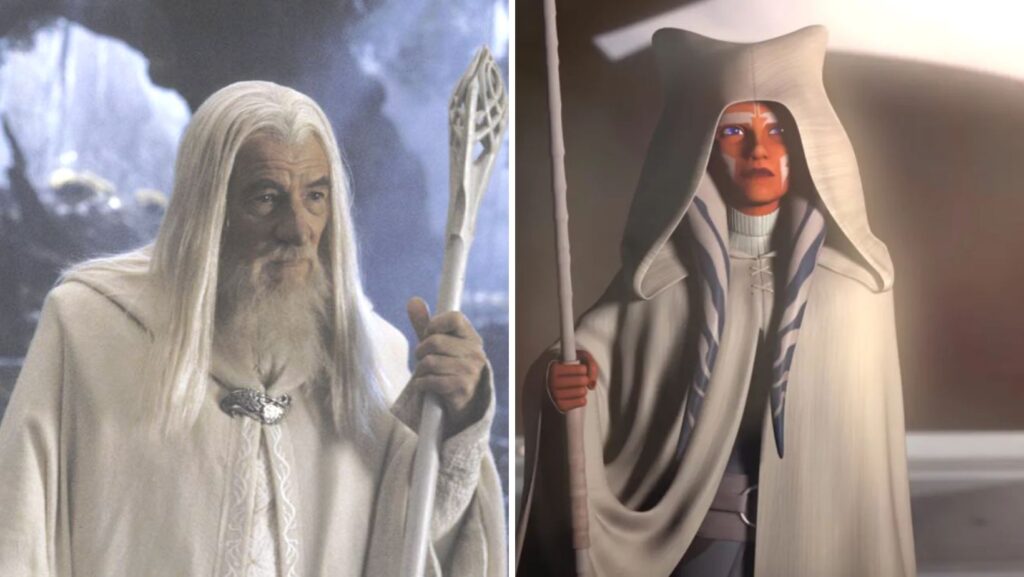 Fehér Gandalf és Ahsoka