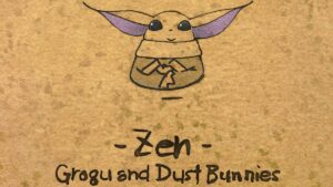 Grogu and Dust Bunnies kisfilm