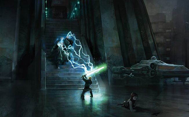 C'baoth és Luke harca