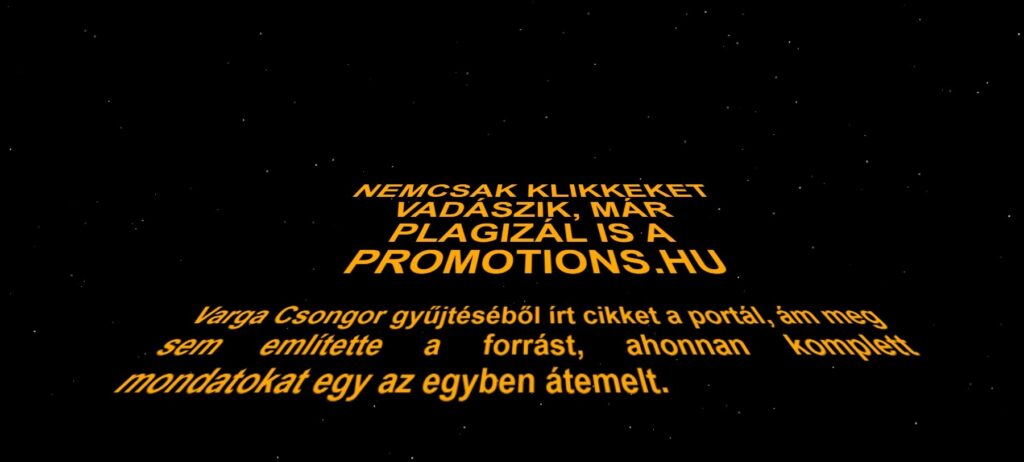 Promotions plágium