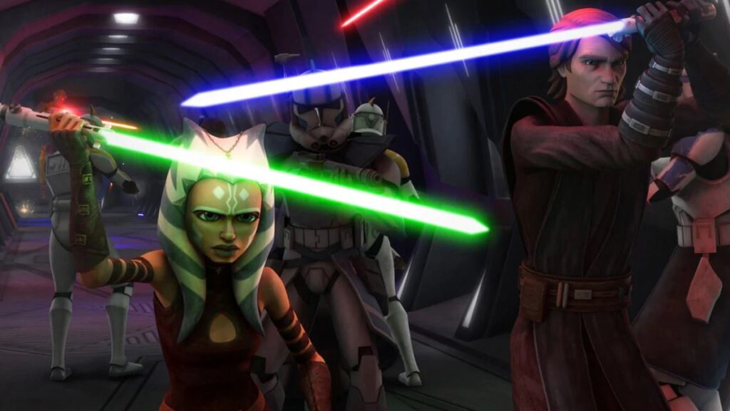 Ahsoka Anakin TCW