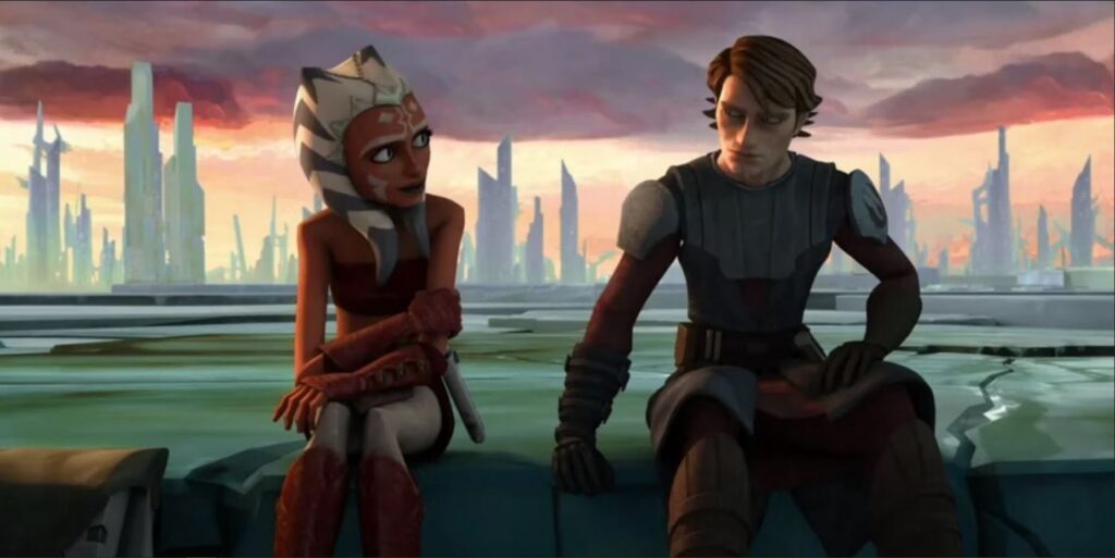 The Clone Wars Ahsoka Anakin