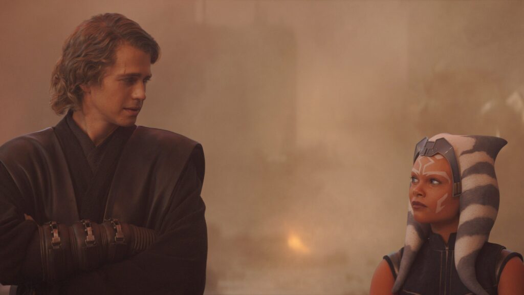 Anakin Ahsoka Hayden Christensen Ariana Greenblatt