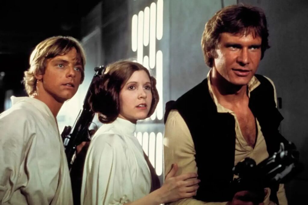 Egy új remény Han Luke Leia