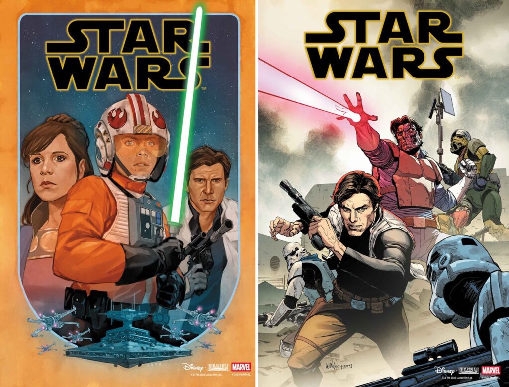 Marvel Star Wars covers