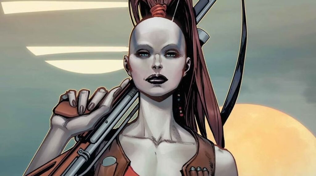 Aurra Sing a Jango széria első füzetének borítóvariánsán (Forrás: Wookieepedia)