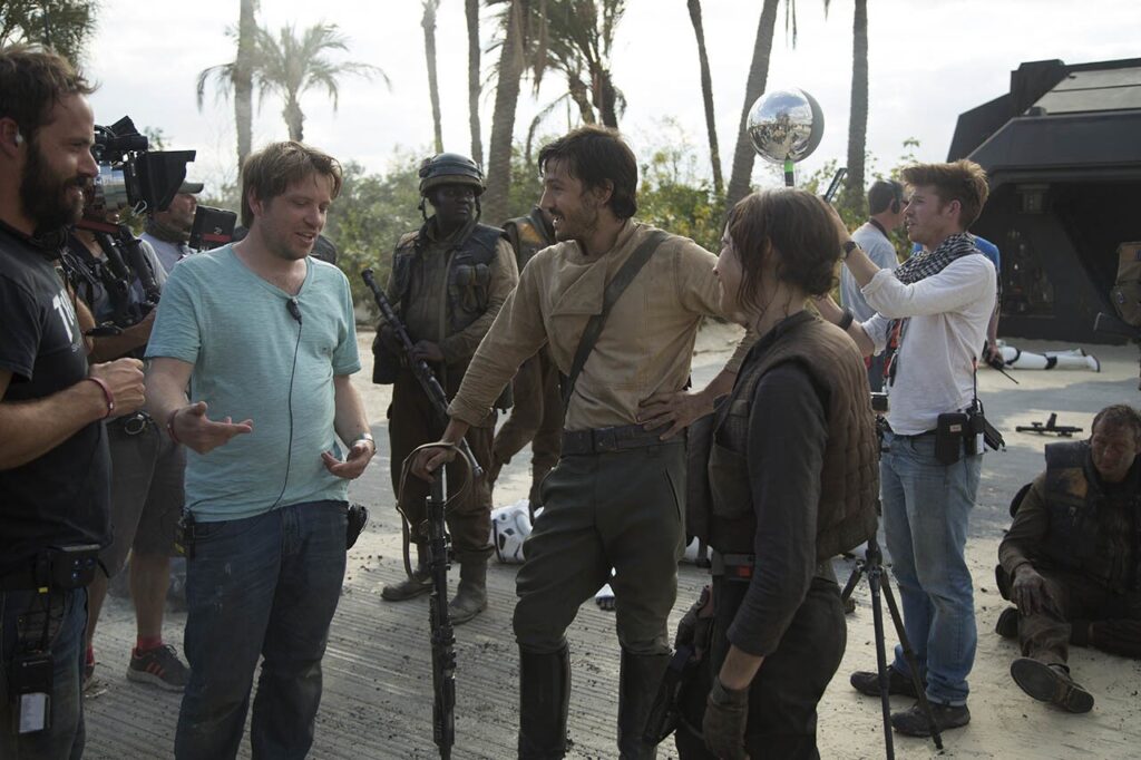 Gareth Edwards Rogue One Diego Luna Felicity Jones
