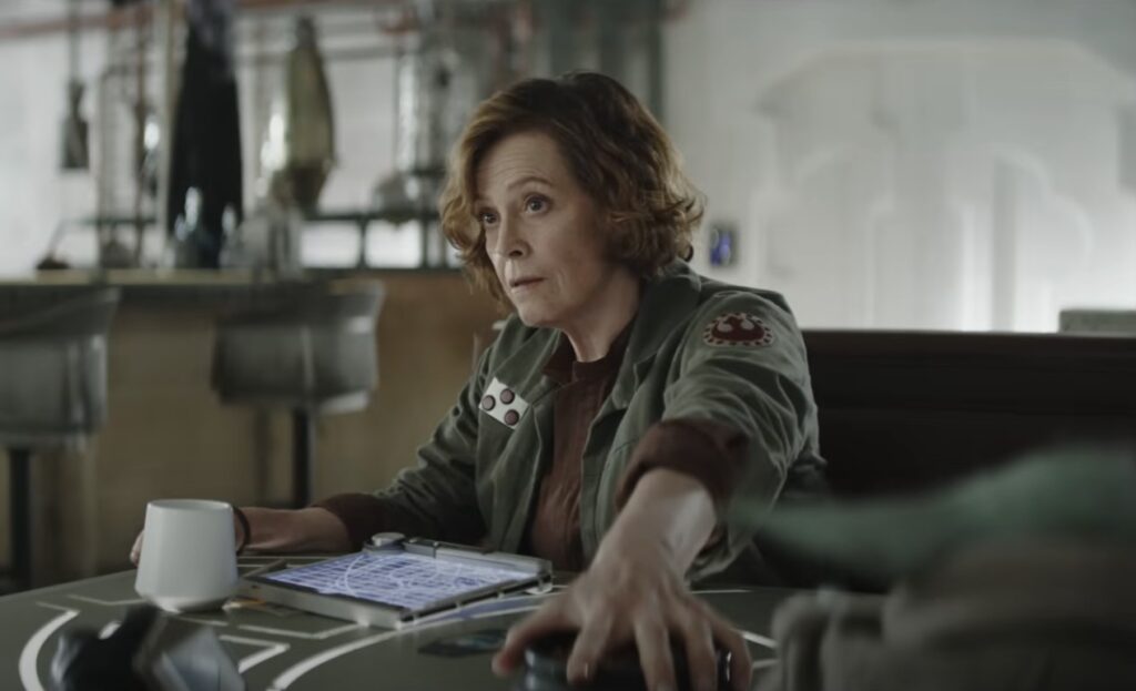 A Mandalóri és Grogu Sigourney Weaver