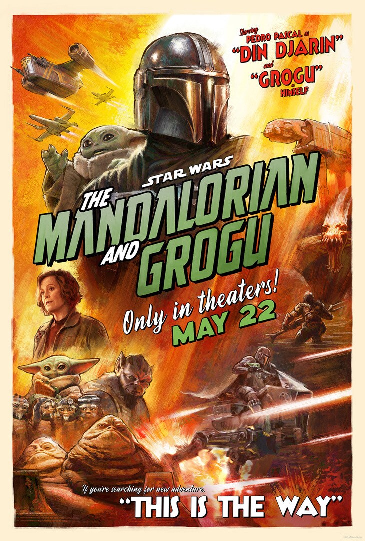 star wars the mandalorian and grogu key art poster 88038249
