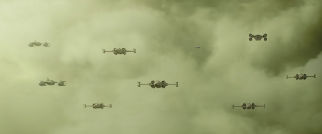 X-szárnyúak A mandalóri és Grogu című filmben.