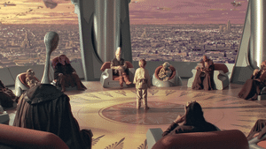 Baljós árnyak Jedi tanács Anakin